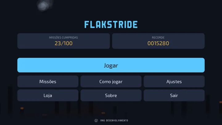Tela do Flakstride